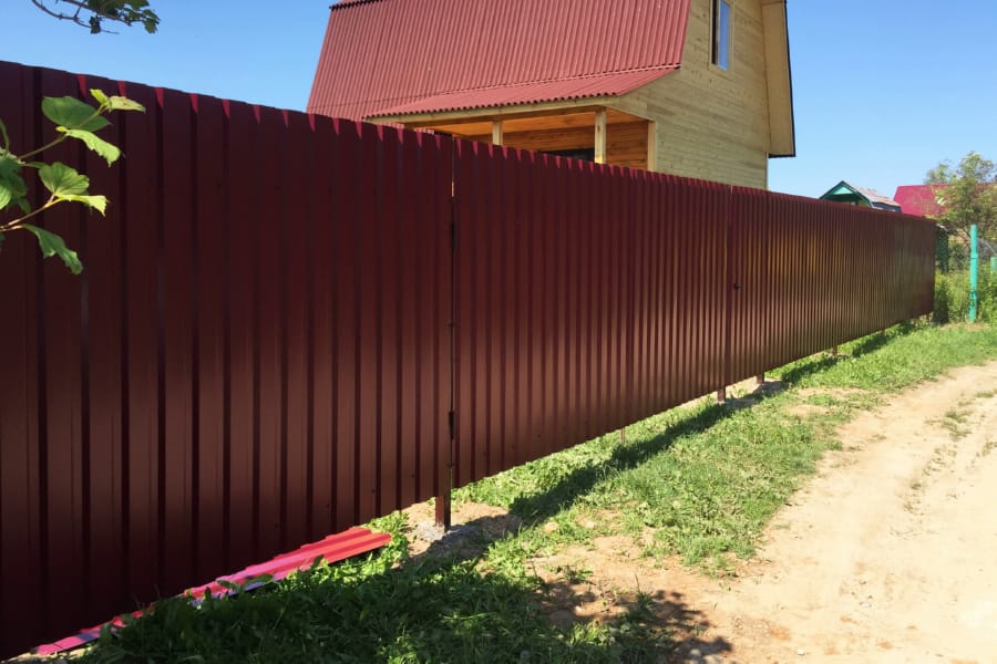 Заборы для дачи в Рузе