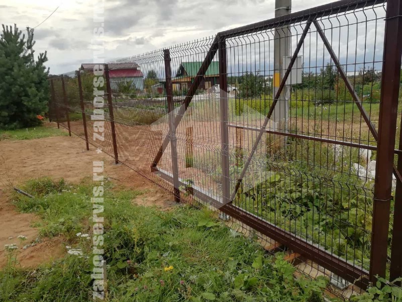 3D заборы 50 метров высота 1,5м 5мм