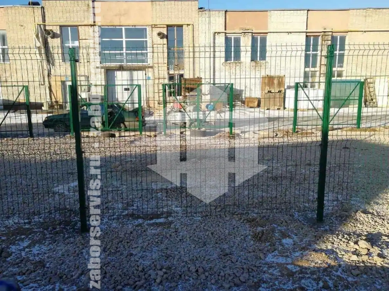 Забор из сетки гиттер 94 метра