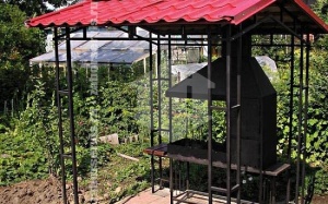 Металлический навес пример 9