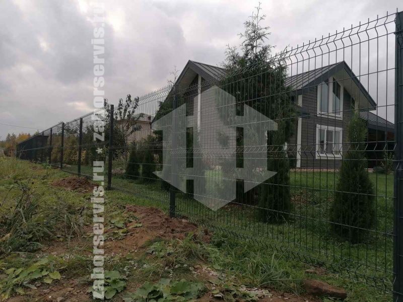 3D забор 98 метров черный 6мм