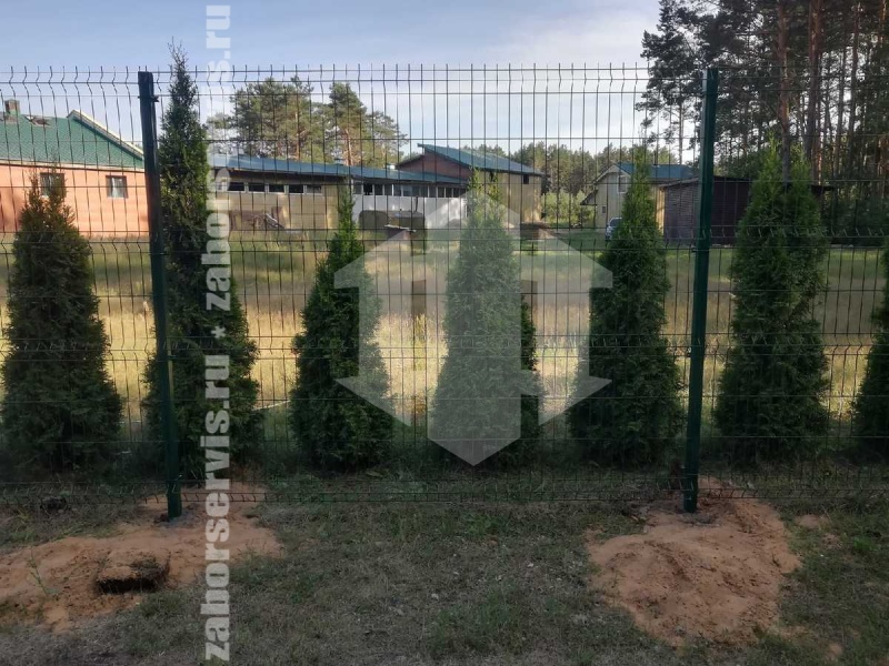 3D заборы 60 метров высота 1,8м 4мм