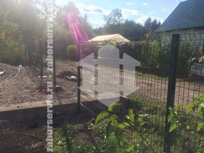 3D заборы для частного дома 64 метра 5мм