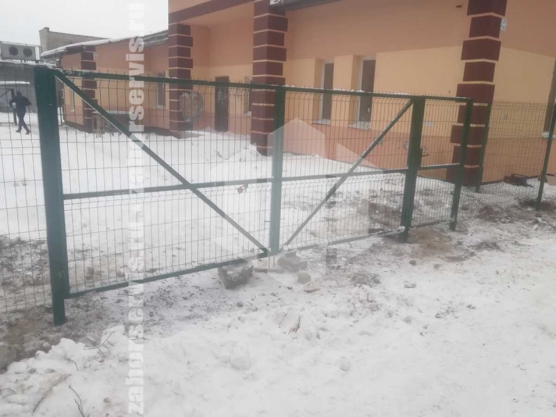 3D забор 126 метров 5мм пример 2 5мм