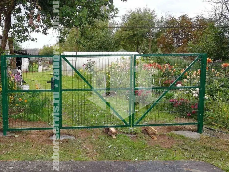 Секционный 3D забор 55 метров