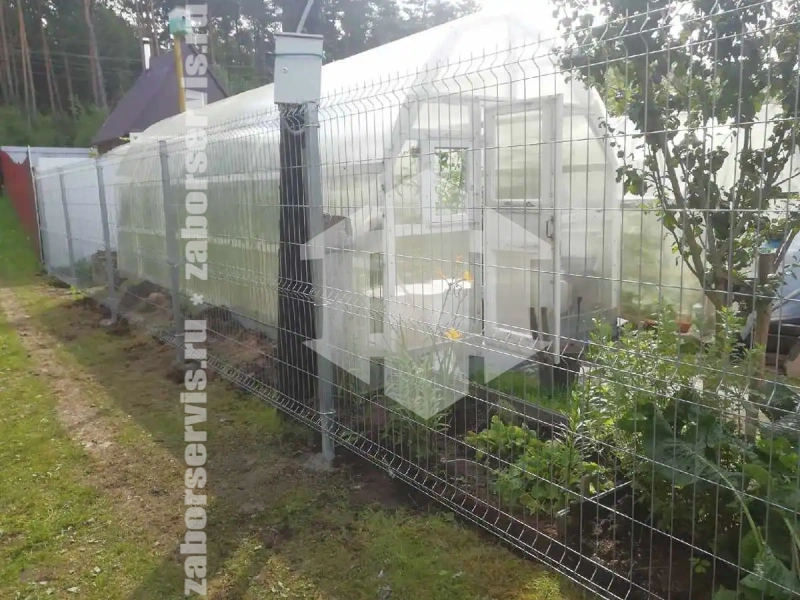 3Д оцинкованный забор 45 метров