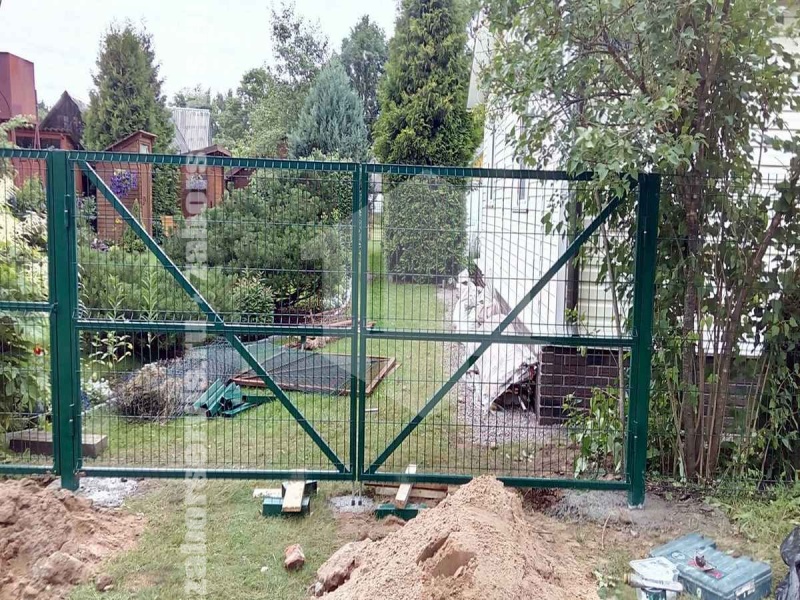 3D забор 98 метров зелёный 5мм