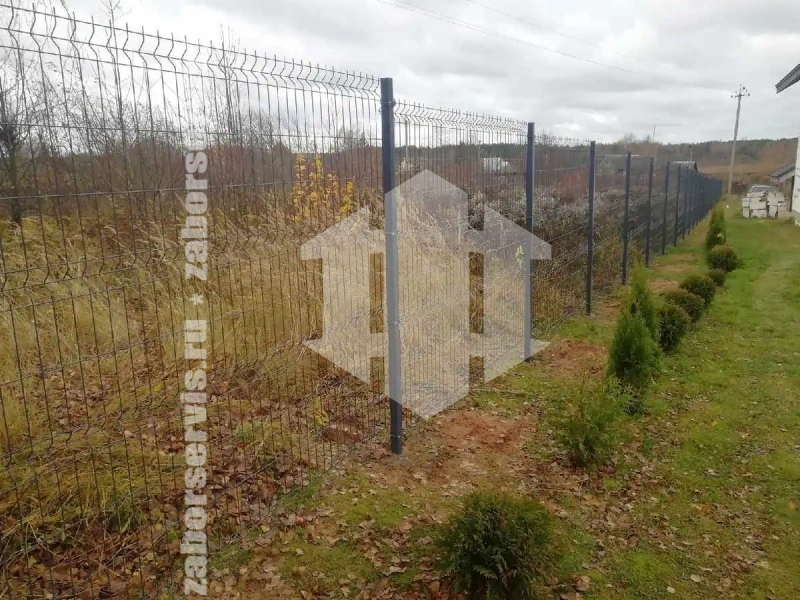 Забор из сетки гиттер 70 метров