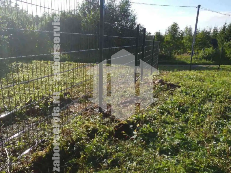 Секционный 3D забор 85 метров