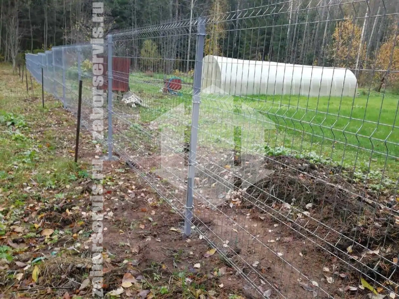 3Д оцинкованный забор 90 метров