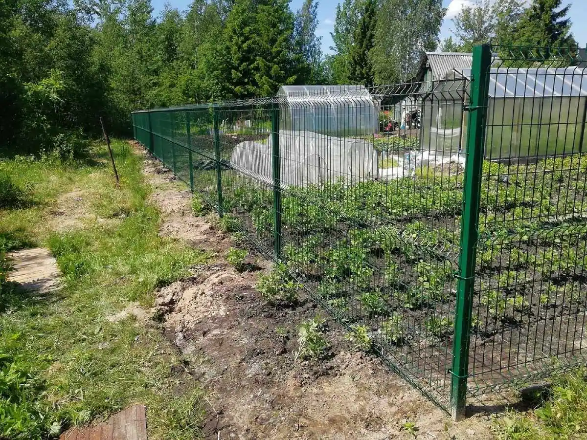 Забор из сетки гиттер 65 метров