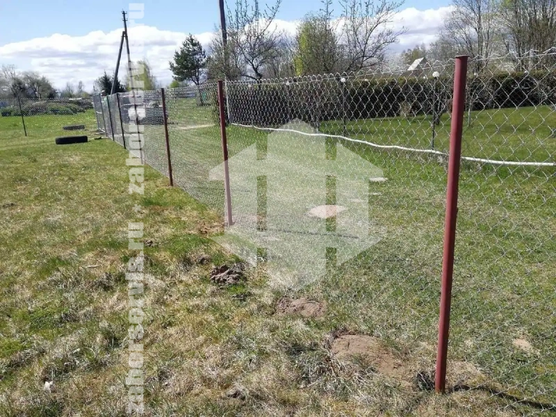 Забор из сетки рабицы оцинкованный 100 метров