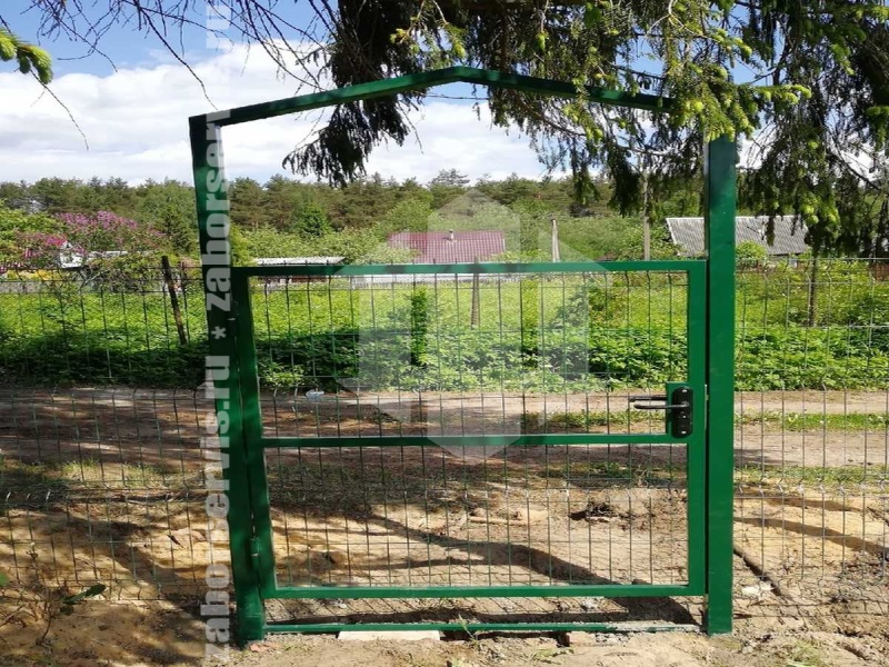 3D забор 126 метров зеленый пример 3 4мм