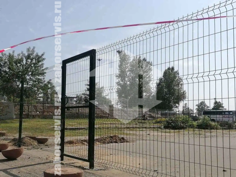 Секционный 3D забор 50 метров