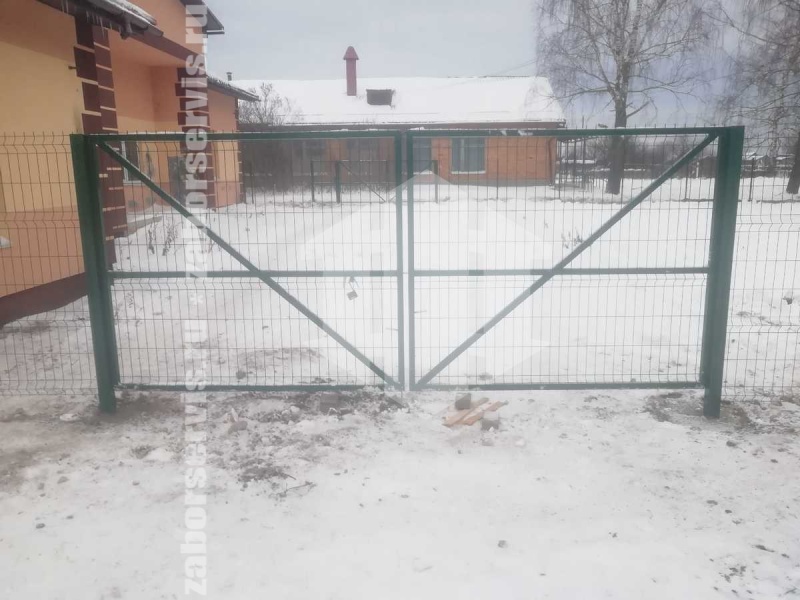 3D забор 126 метров 5мм пример 2 5мм