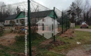 Забор из сварной сетки 85 метров