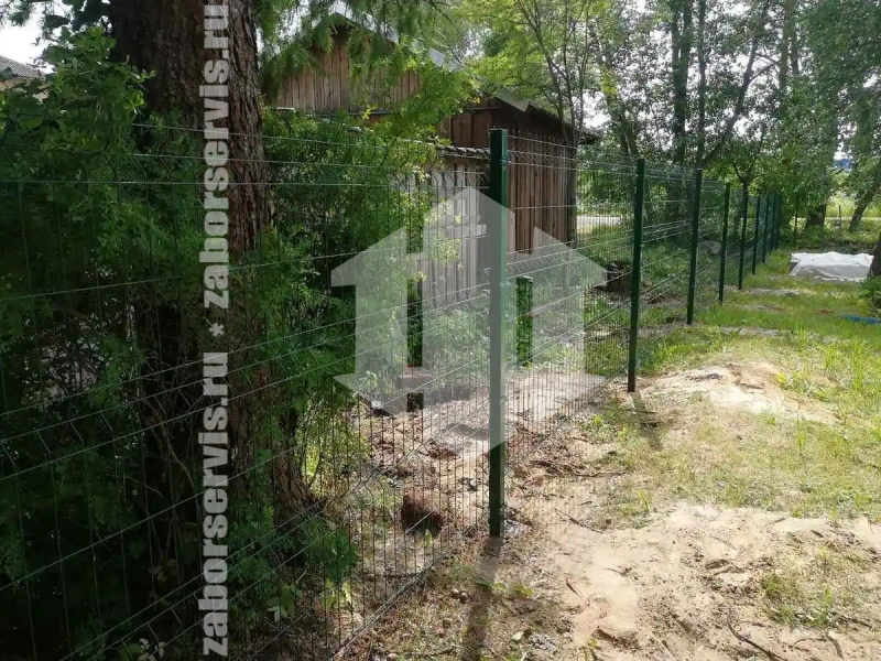 3D заборы для детского сада 35 метров высота 1,8м