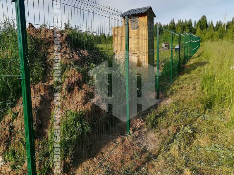 3D заборы 90 метров высота 1,8м 5мм