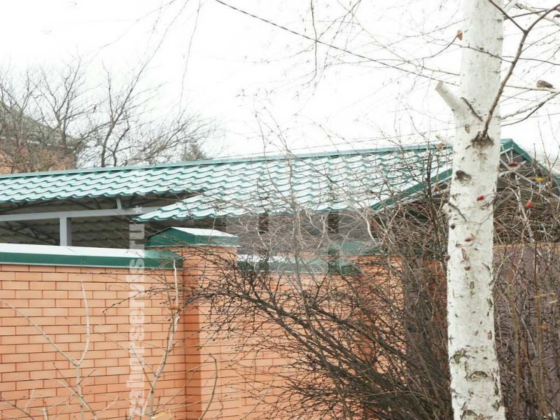 Навес из металлочерепицы пример 4