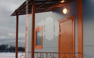 Прямой навес пример 9