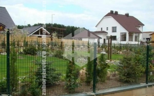 3D забор на ленточном фундаменте 65 метров