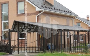 Металлический навес пример 3