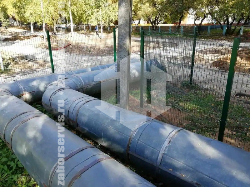 Секционный 3D забор 90 метров