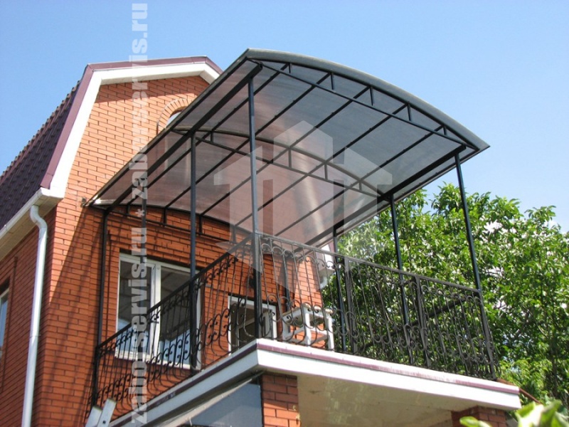 Навес арочный работа 11